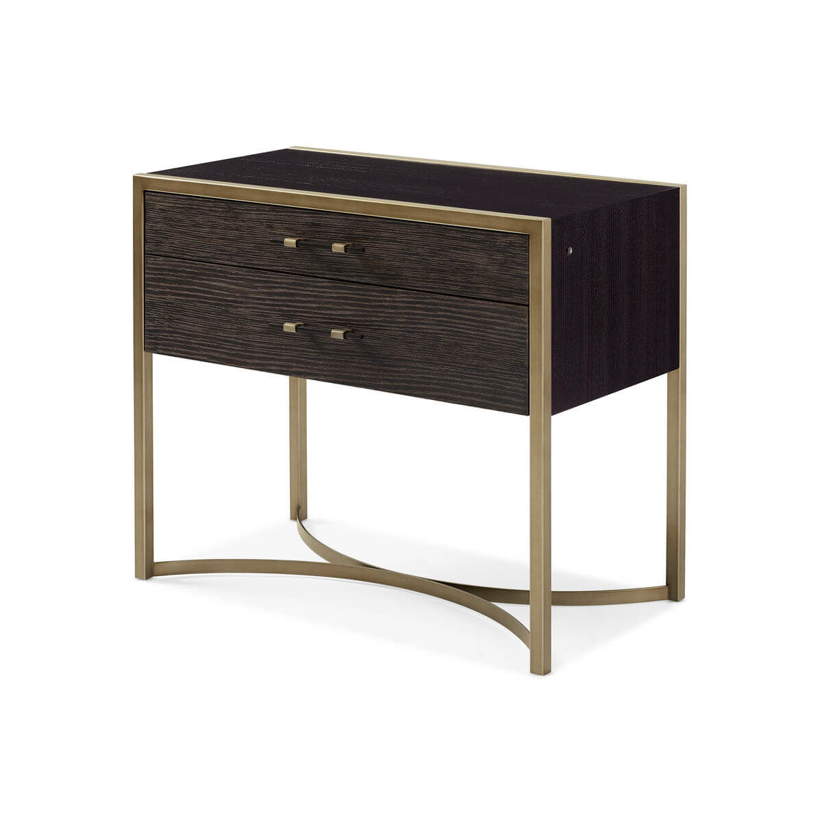 Modern Cerused Nightstand - English Georgian America