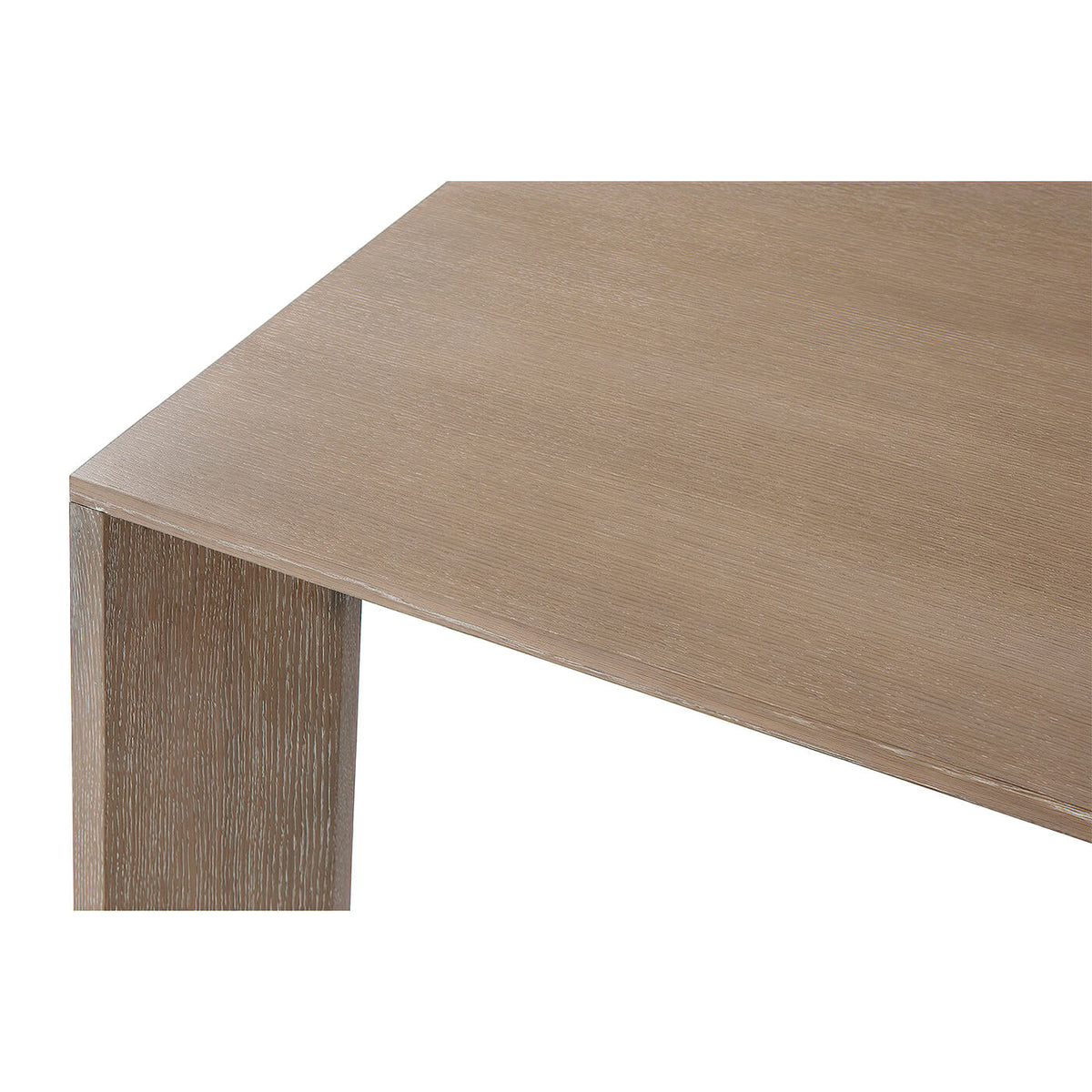 Modern Cerused Oak Dining Table - 108 - English Georgian America