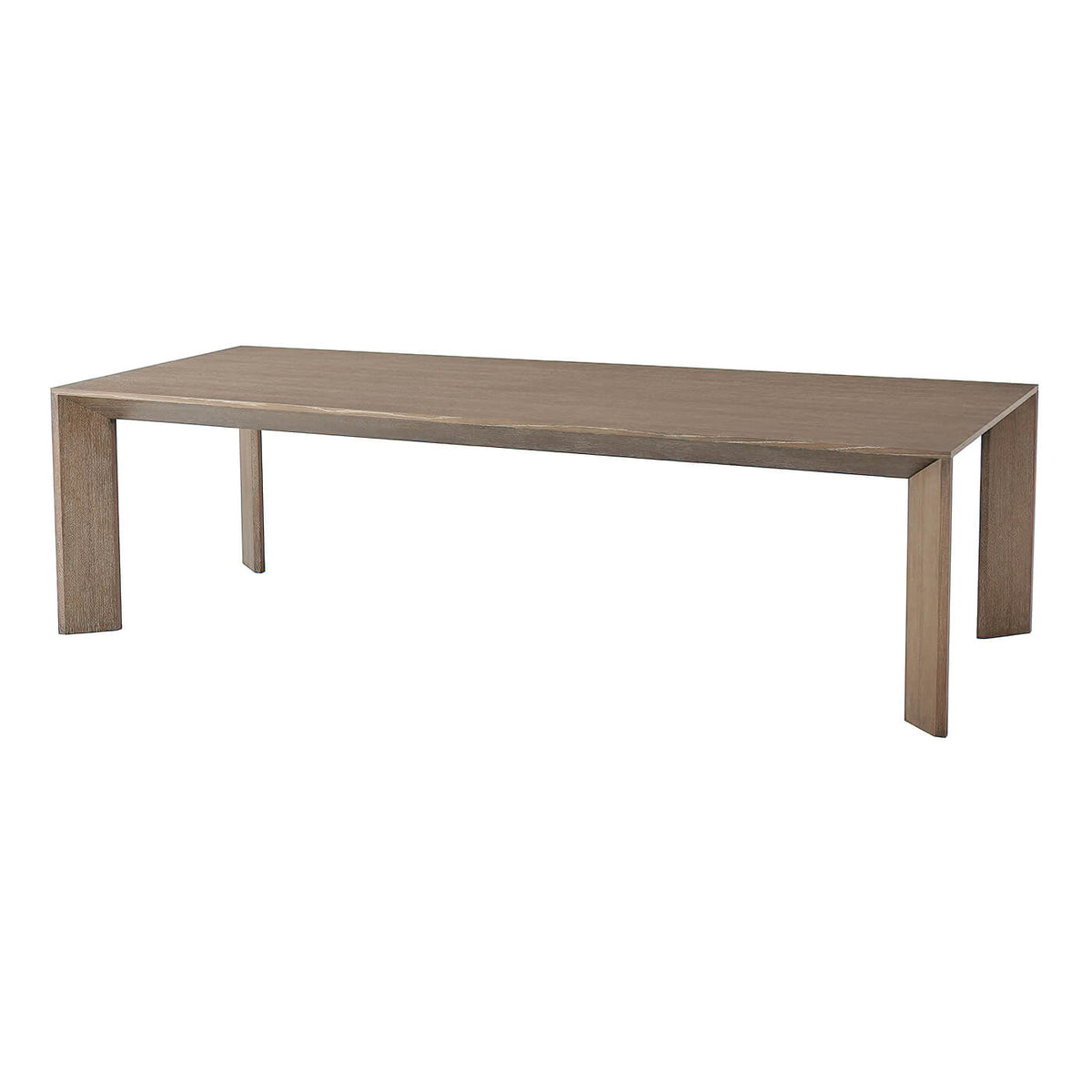 Modern Cerused Oak Dining Table - 108 - English Georgian America