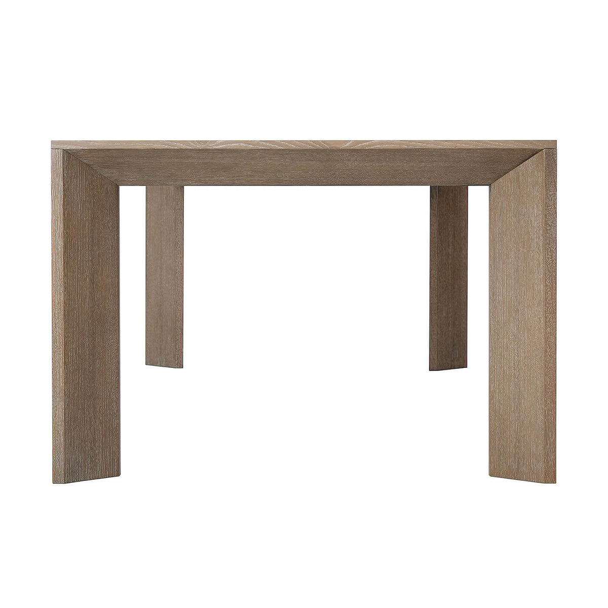 Modern Cerused Oak Dining Table - 108 - English Georgian America
