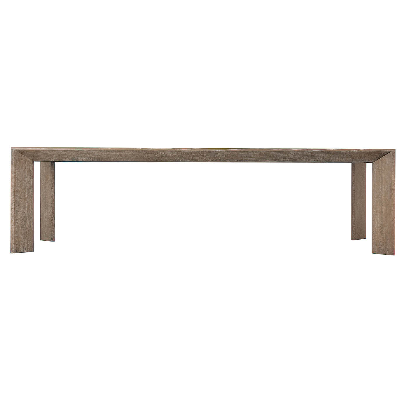 Modern Cerused Oak Dining Table - 108 - English Georgian America