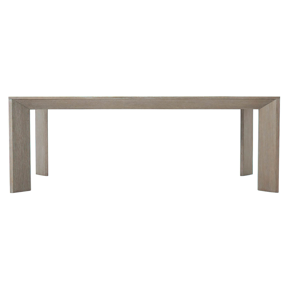 Modern Cerused Oak Dining Table - English Georgian America