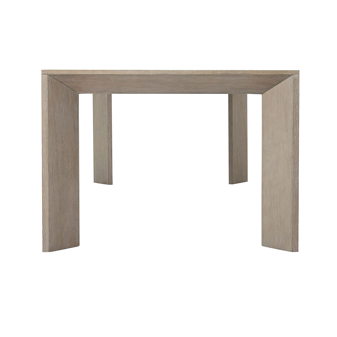 Modern Cerused Oak Dining Table - English Georgian America