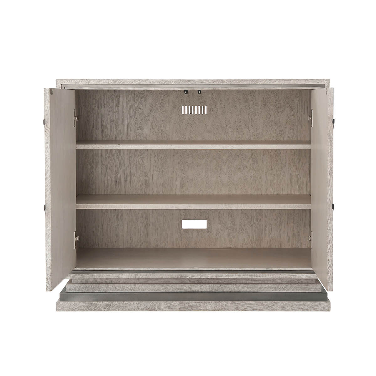 Modern Chevron Cabinet - Light - English Georgian America