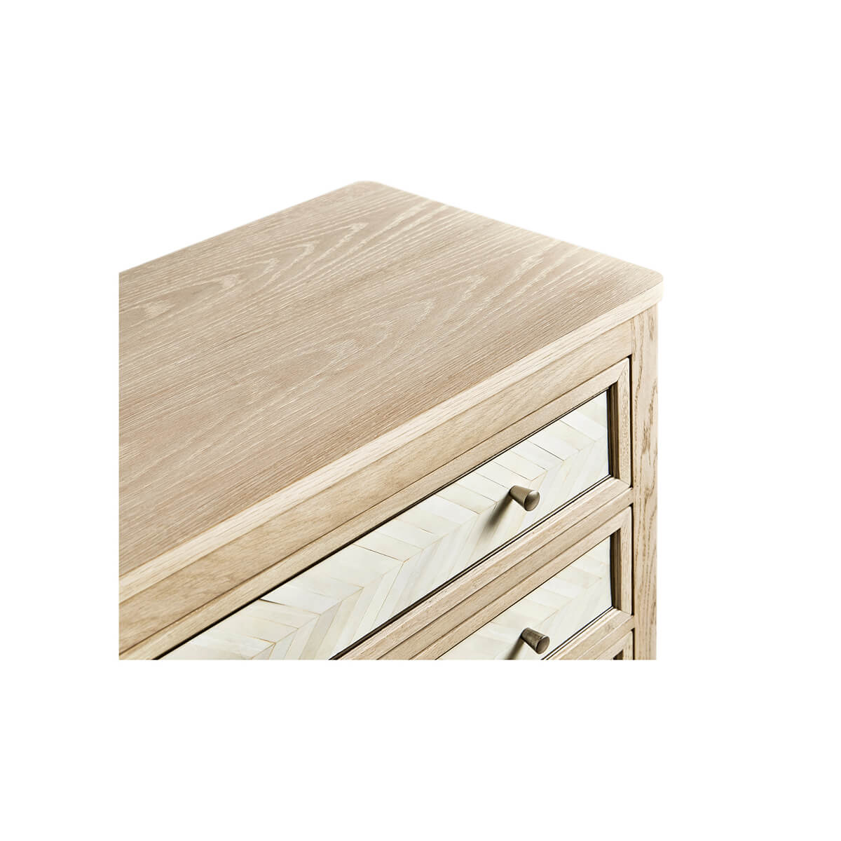 Modern Chevron Parquetry Dresser - English Georgian America