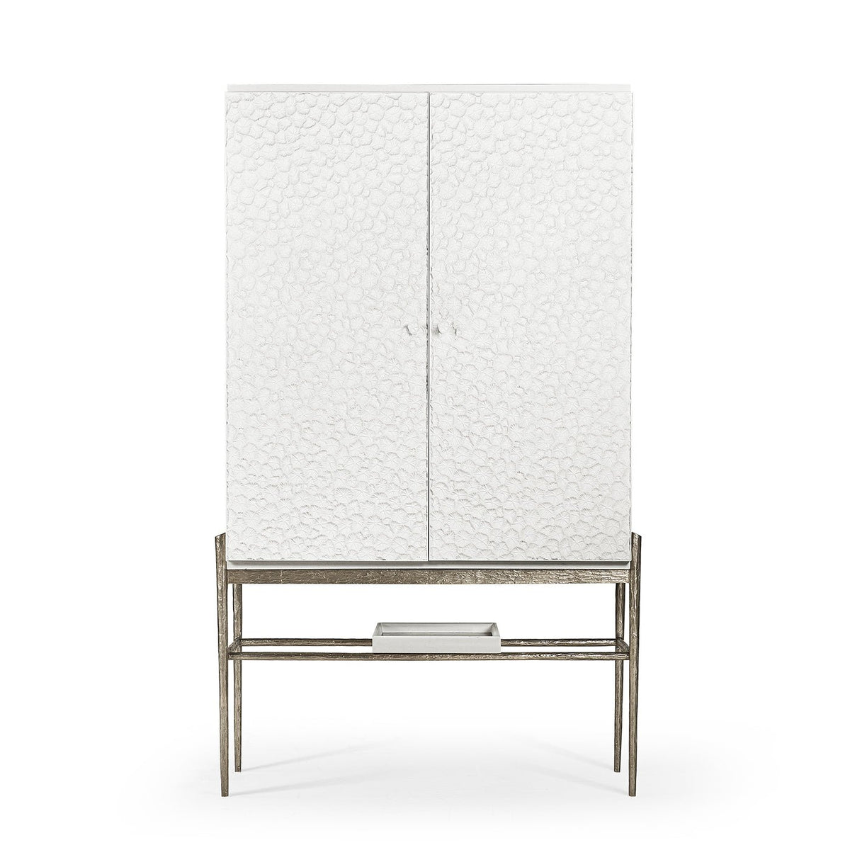 Modern Coastal Bar Cabinet - English Georgian America