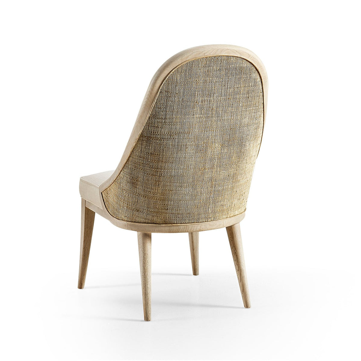 Modern Coastal Upholstered Dining Chair - English Georgian America