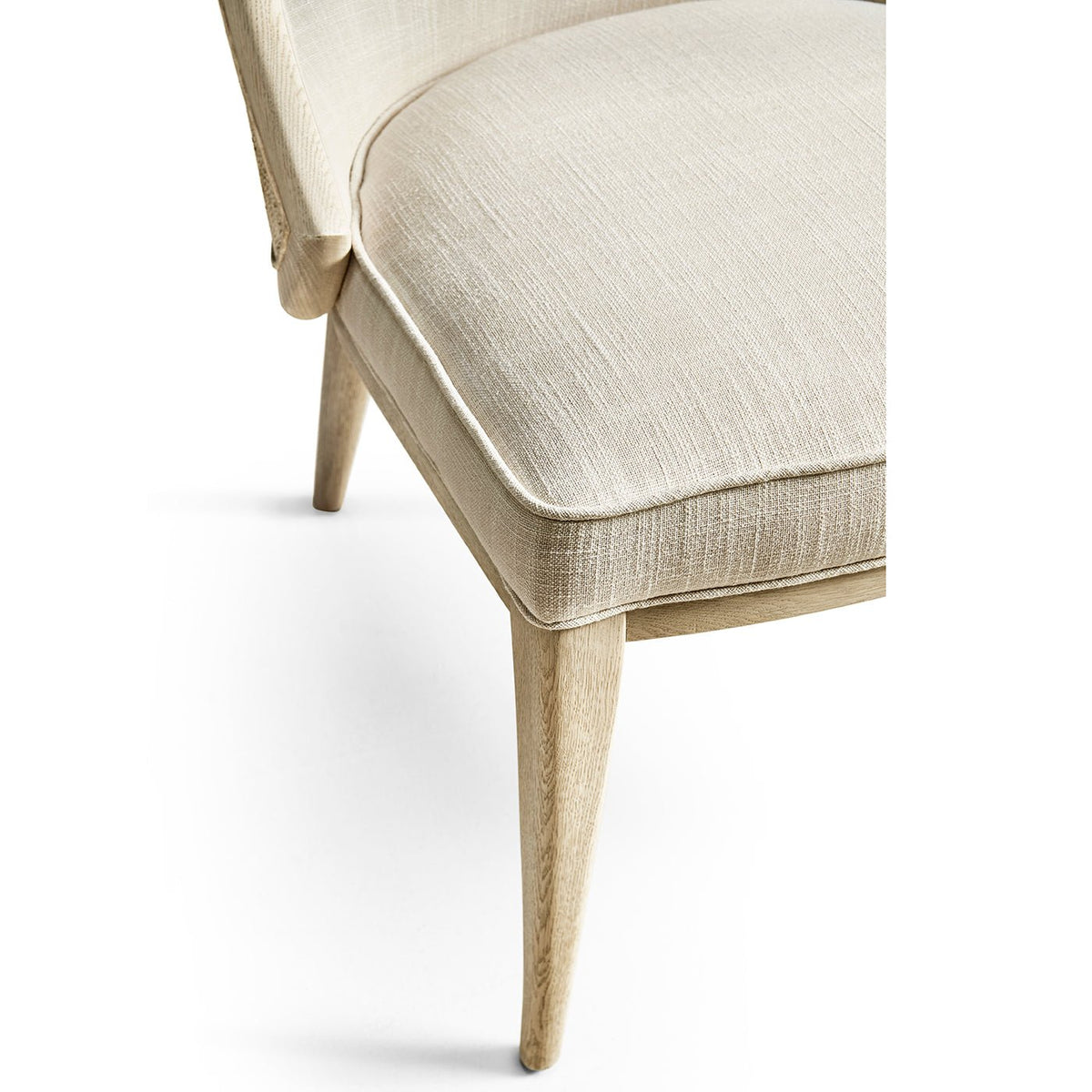 Modern Coastal Upholstered Dining Chair - English Georgian America