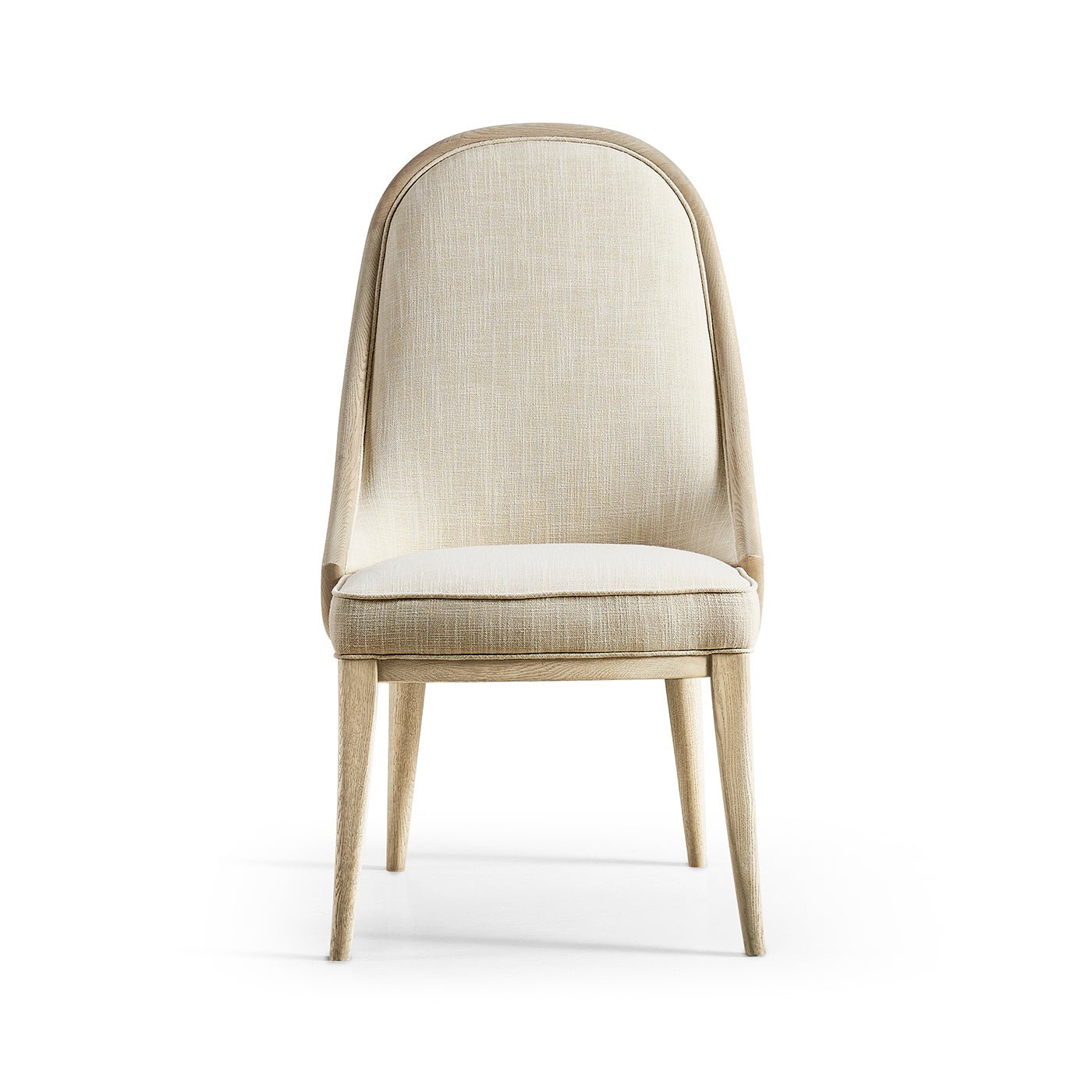 Modern Coastal Upholstered Dining Chair - English Georgian America