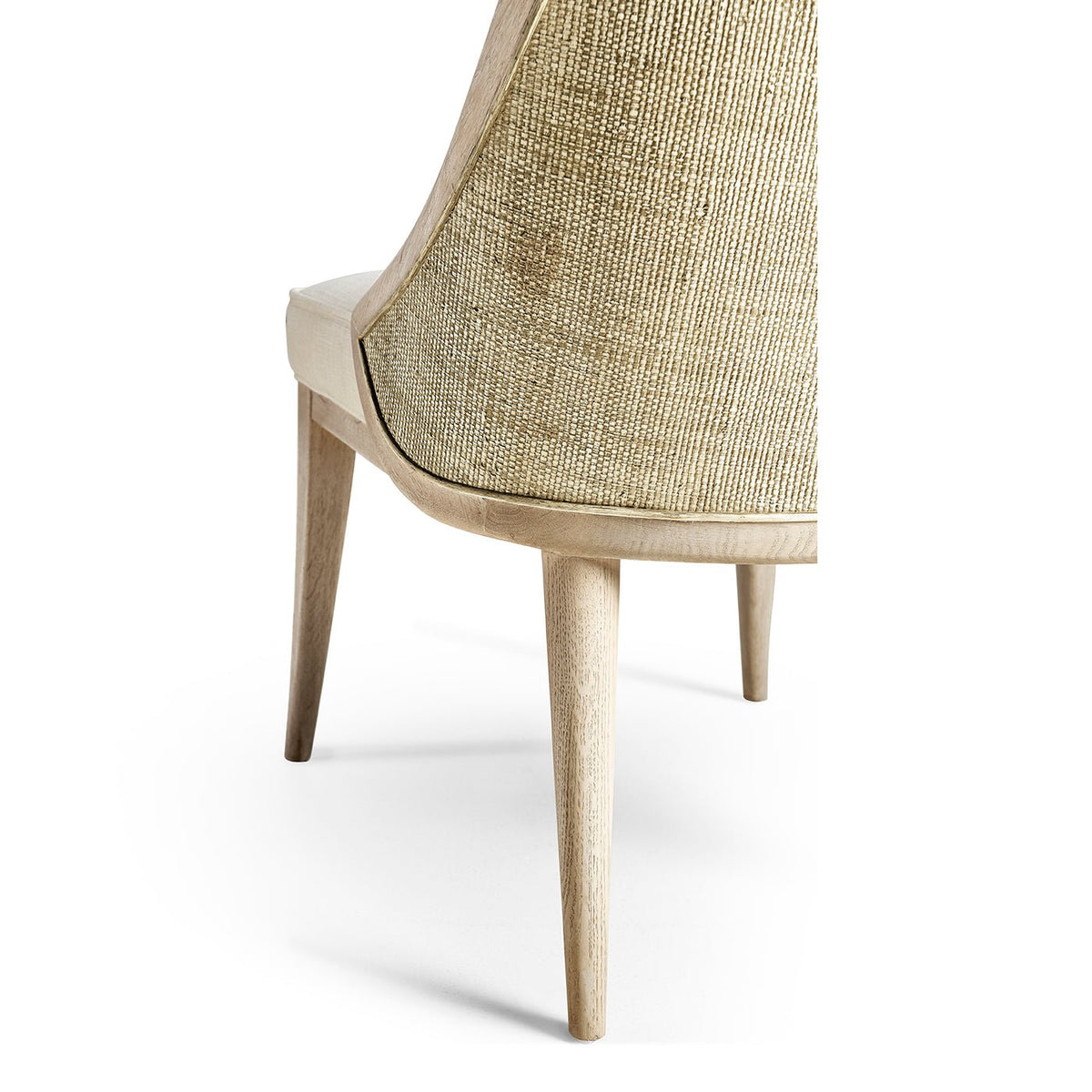Modern Coastal Upholstered Dining Chair - English Georgian America