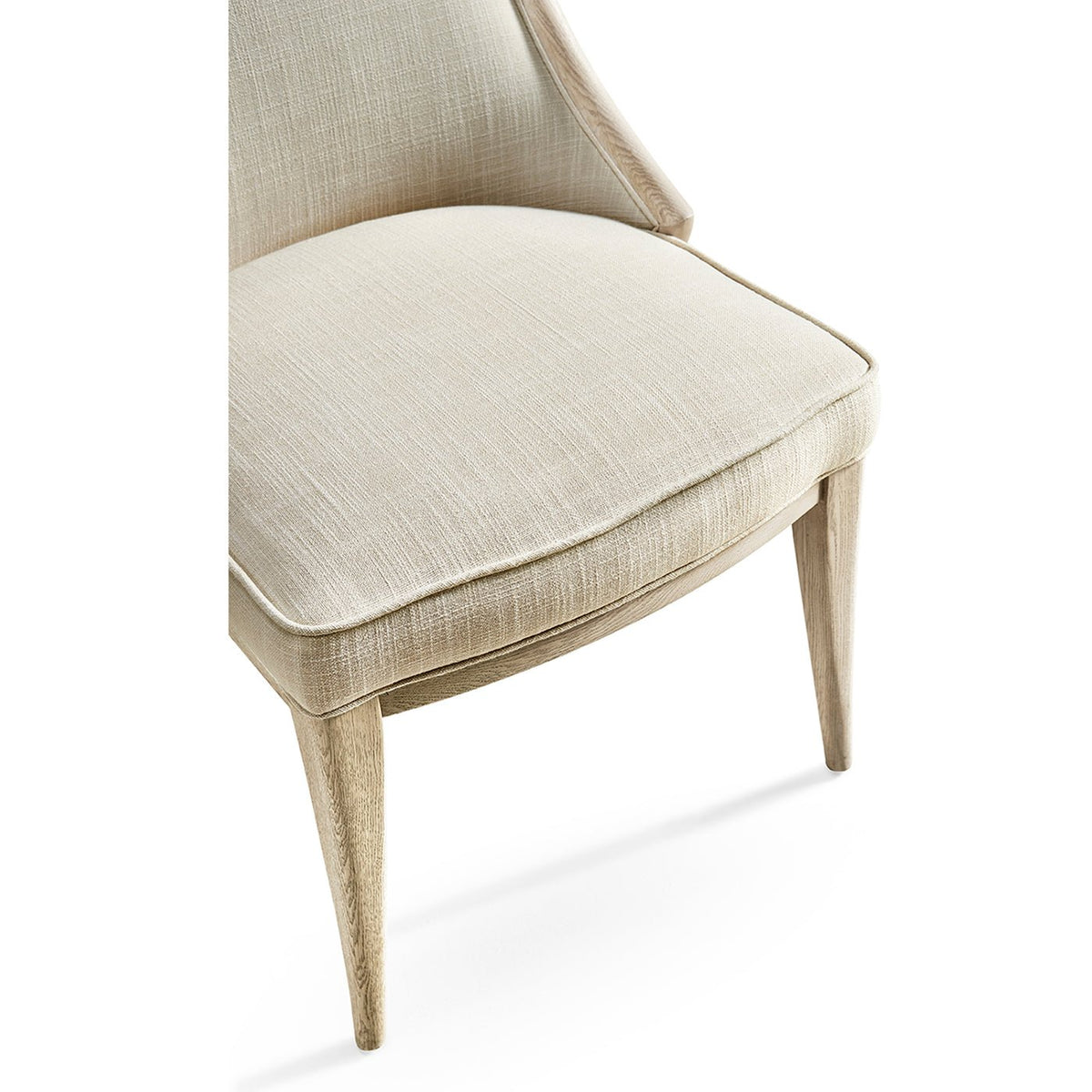 Modern Coastal Upholstered Dining Chair - English Georgian America