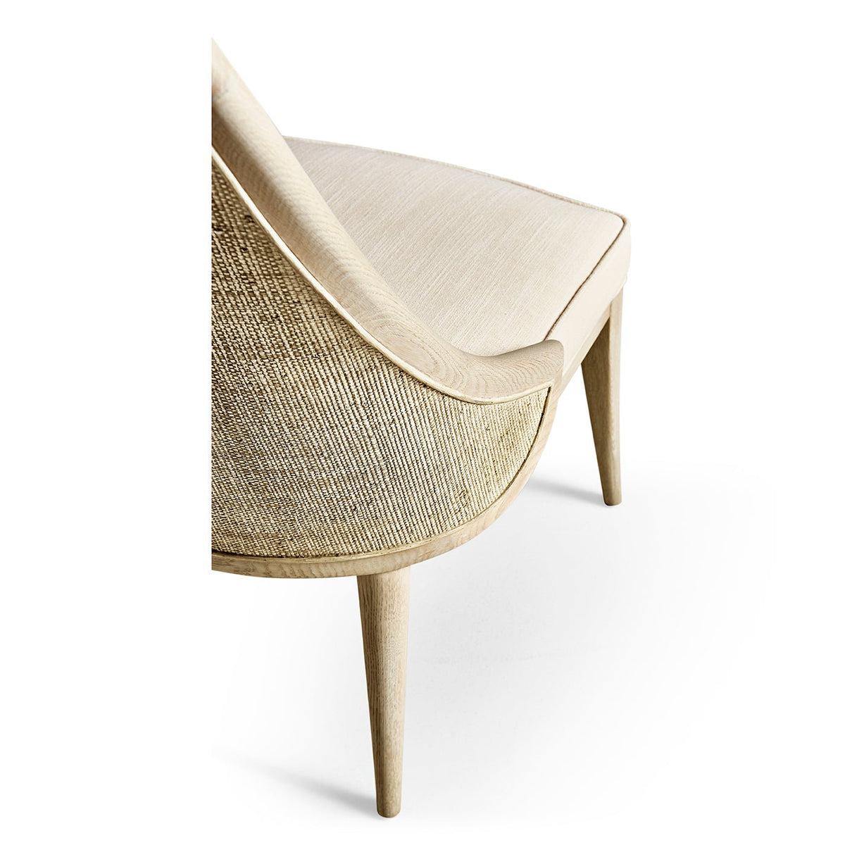 Modern Coastal Upholstered Dining Chair - English Georgian America