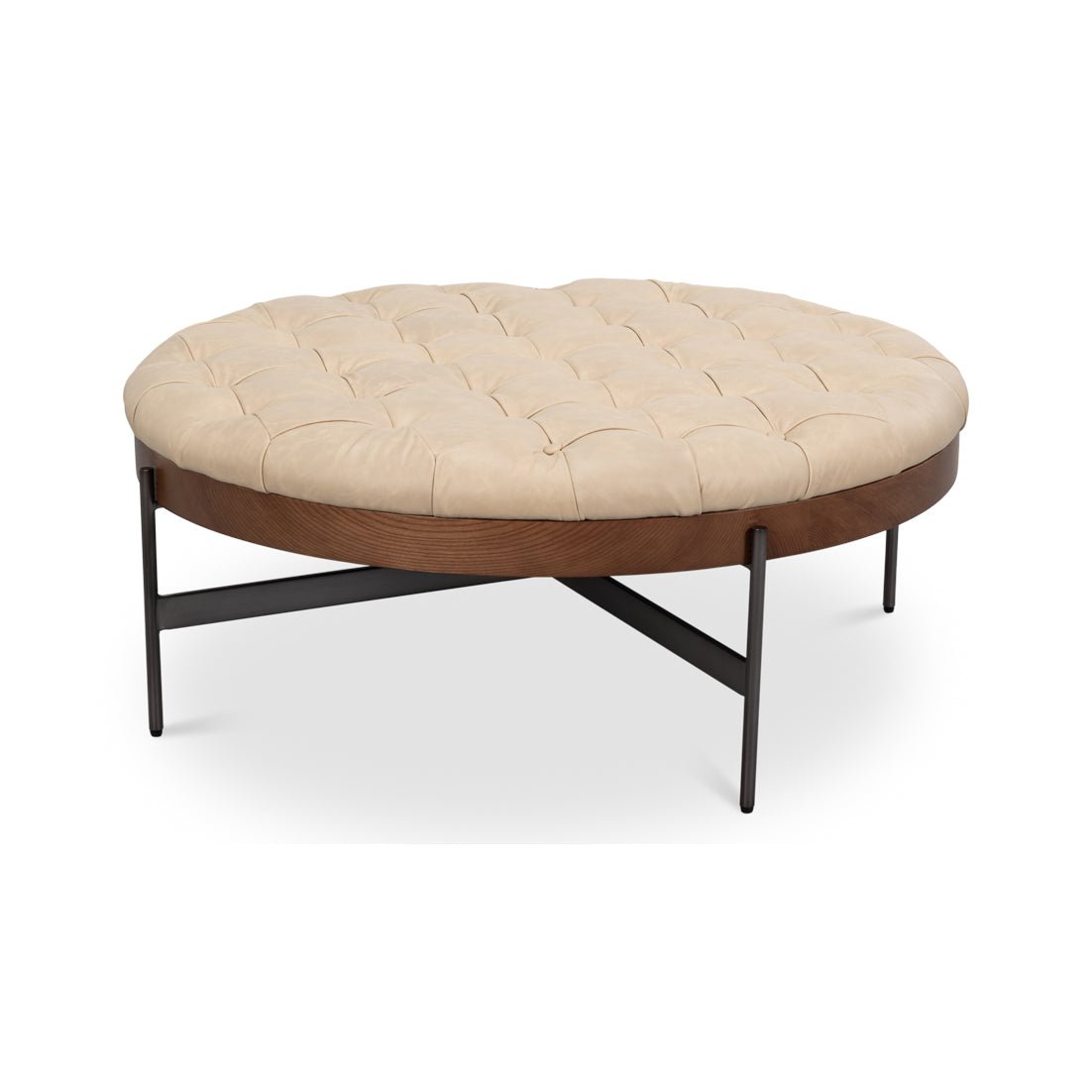 Modern Cocktail Ottoman - English Georgian America