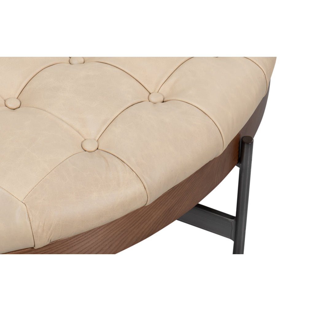 Modern Cocktail Ottoman - English Georgian America