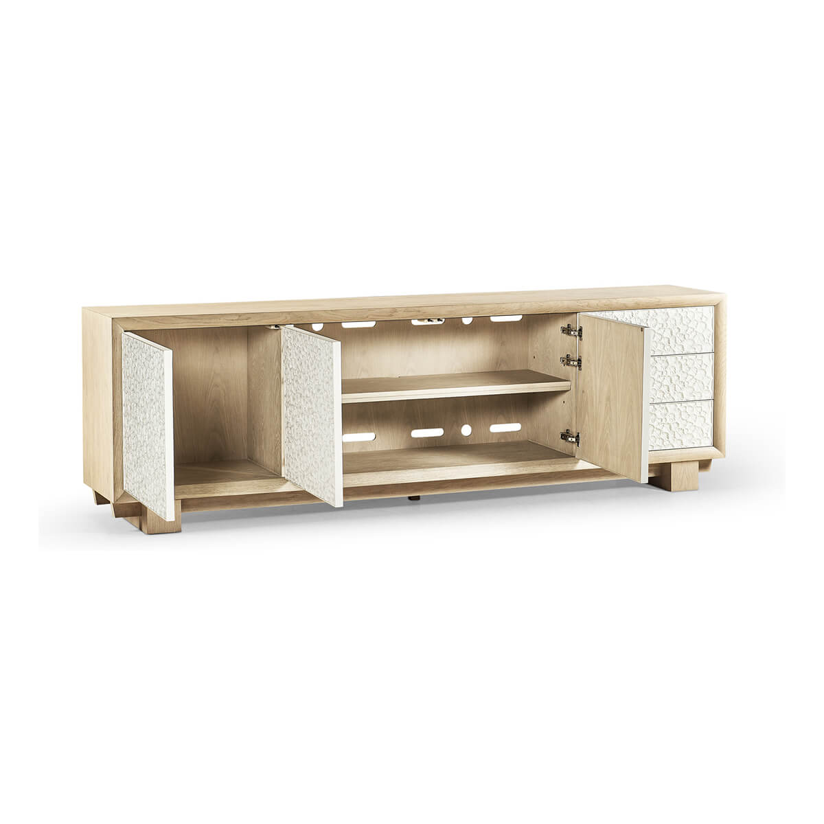 Modern Coral Media Cabinet - English Georgian America