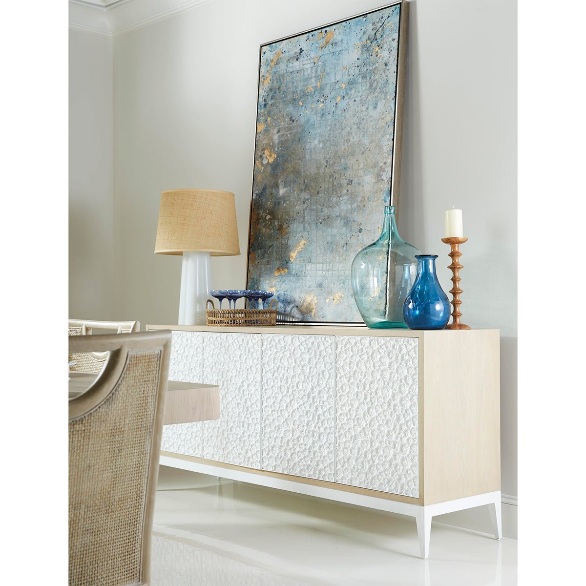 Modern Coral Sideboard - English Georgian America