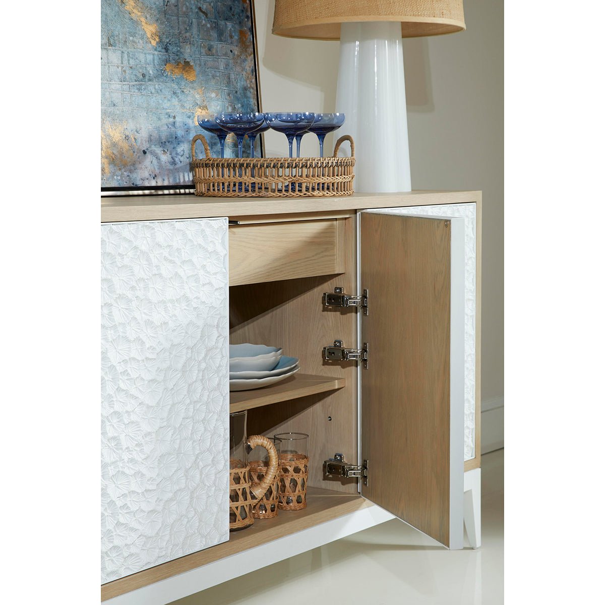 Modern Coral Sideboard - English Georgian America