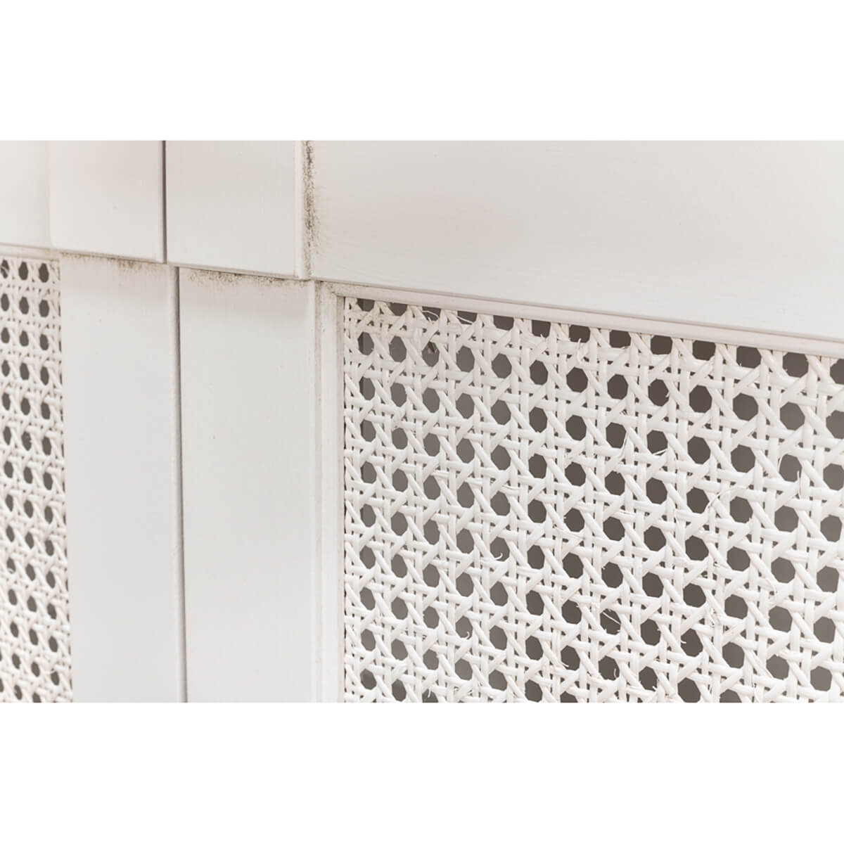 Modern Country White Painted Sideboard II - English Georgian America