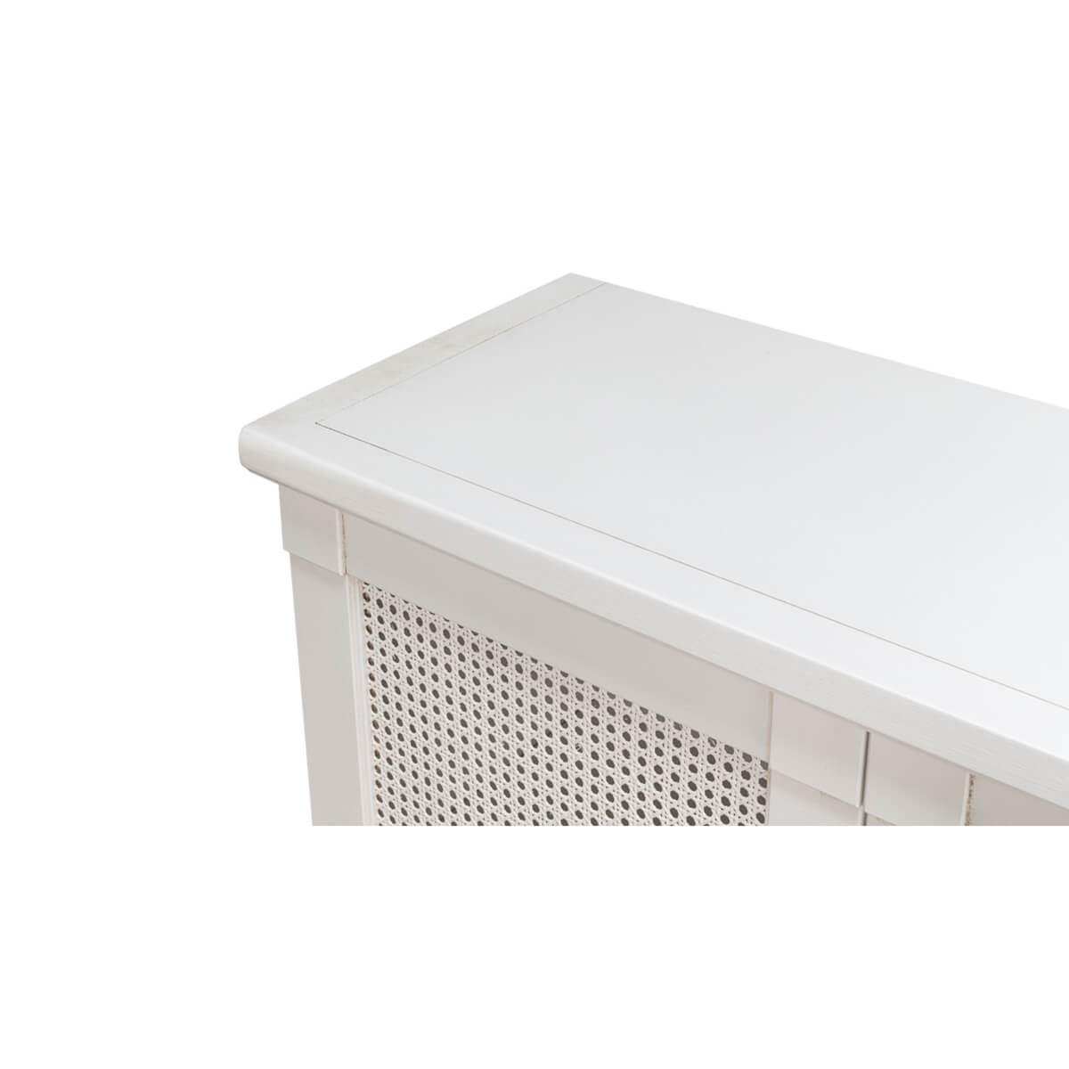 Modern Country White Painted Sideboard II - English Georgian America