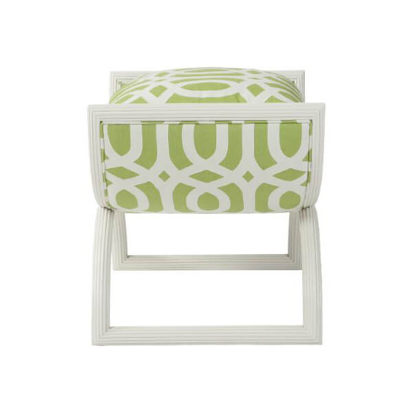 Modern Curule Stool - English Georgian America