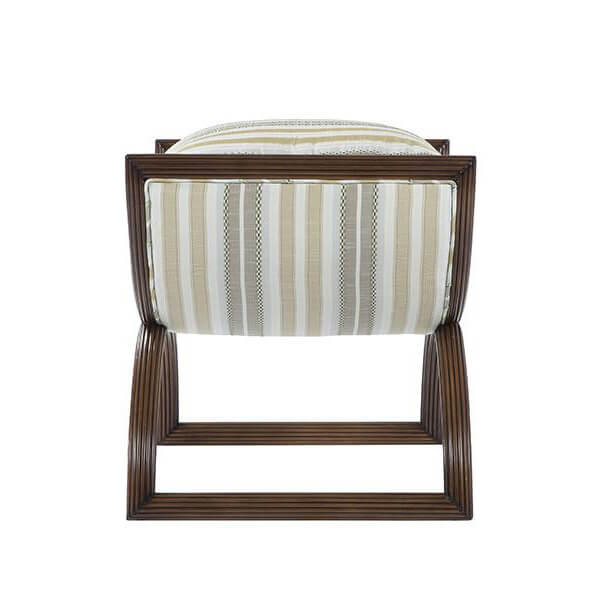 Modern Curule Stool - English Georgian America