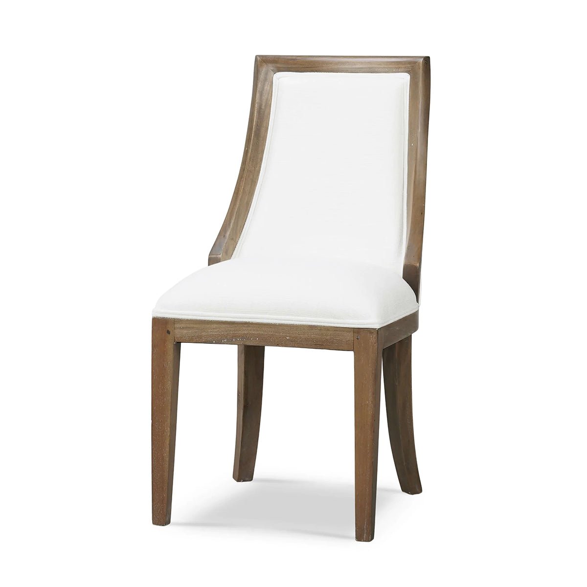 Modern Curved Back Dining Chair - English Georgian America