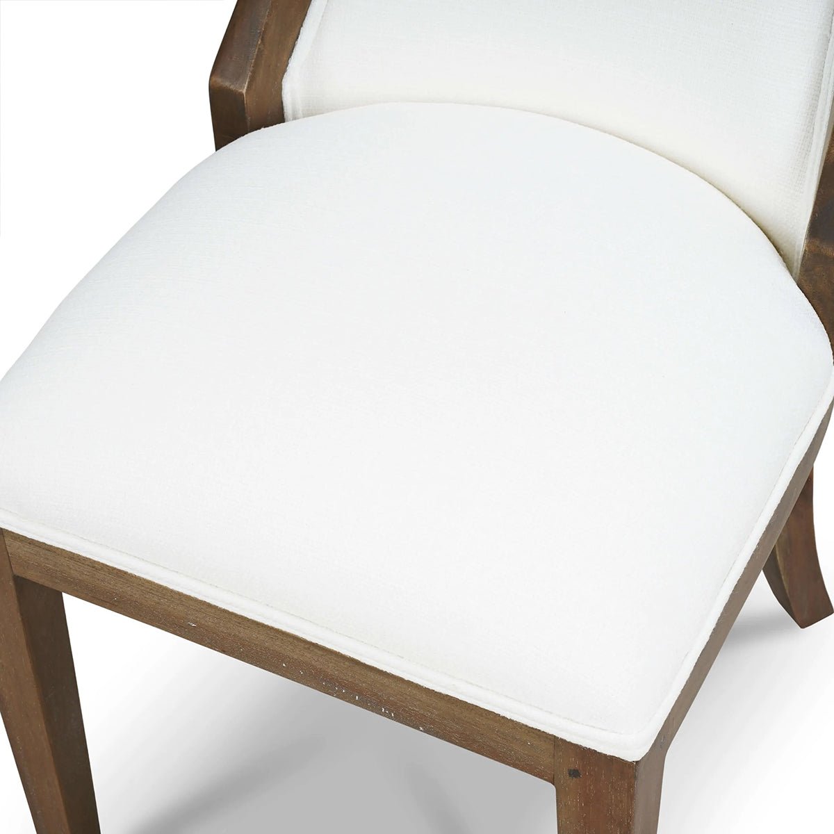 Modern Curved Back Dining Chair - English Georgian America