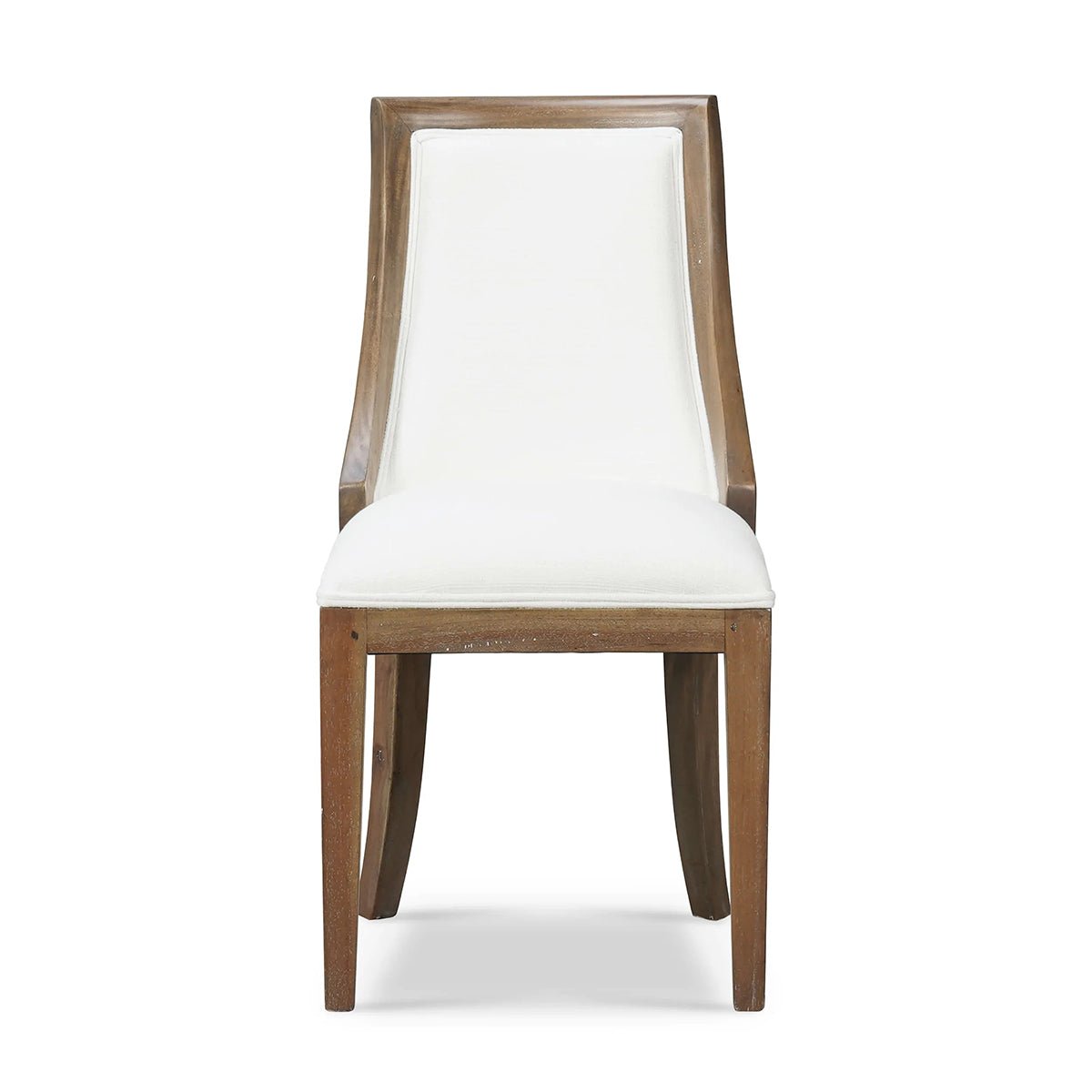 Modern Curved Back Dining Chair - English Georgian America