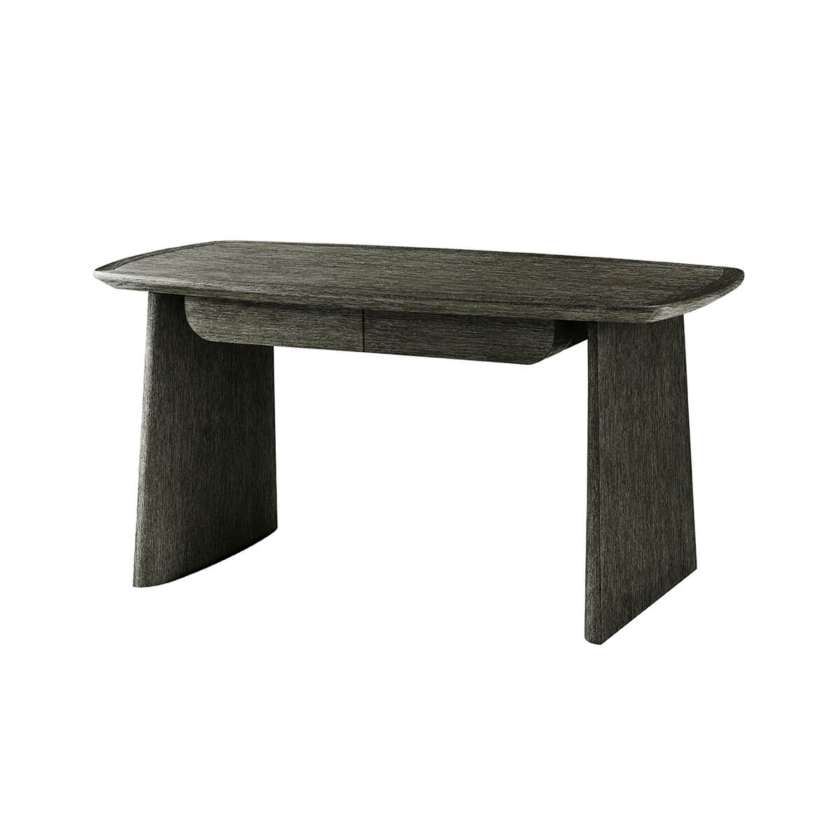 Modern Dark Oak Desk - English Georgian America