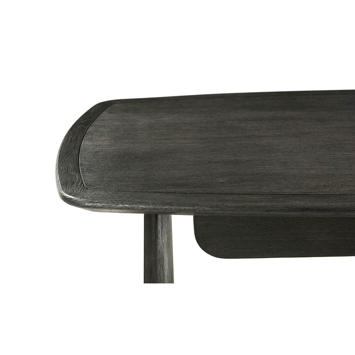 Modern Dark Oak Desk - English Georgian America