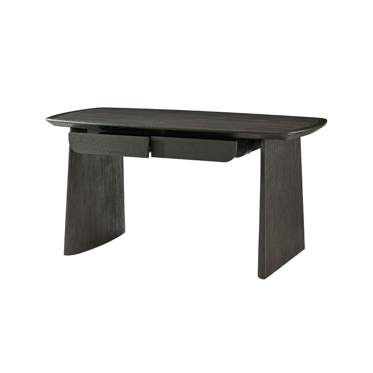 Modern Dark Oak Desk - English Georgian America