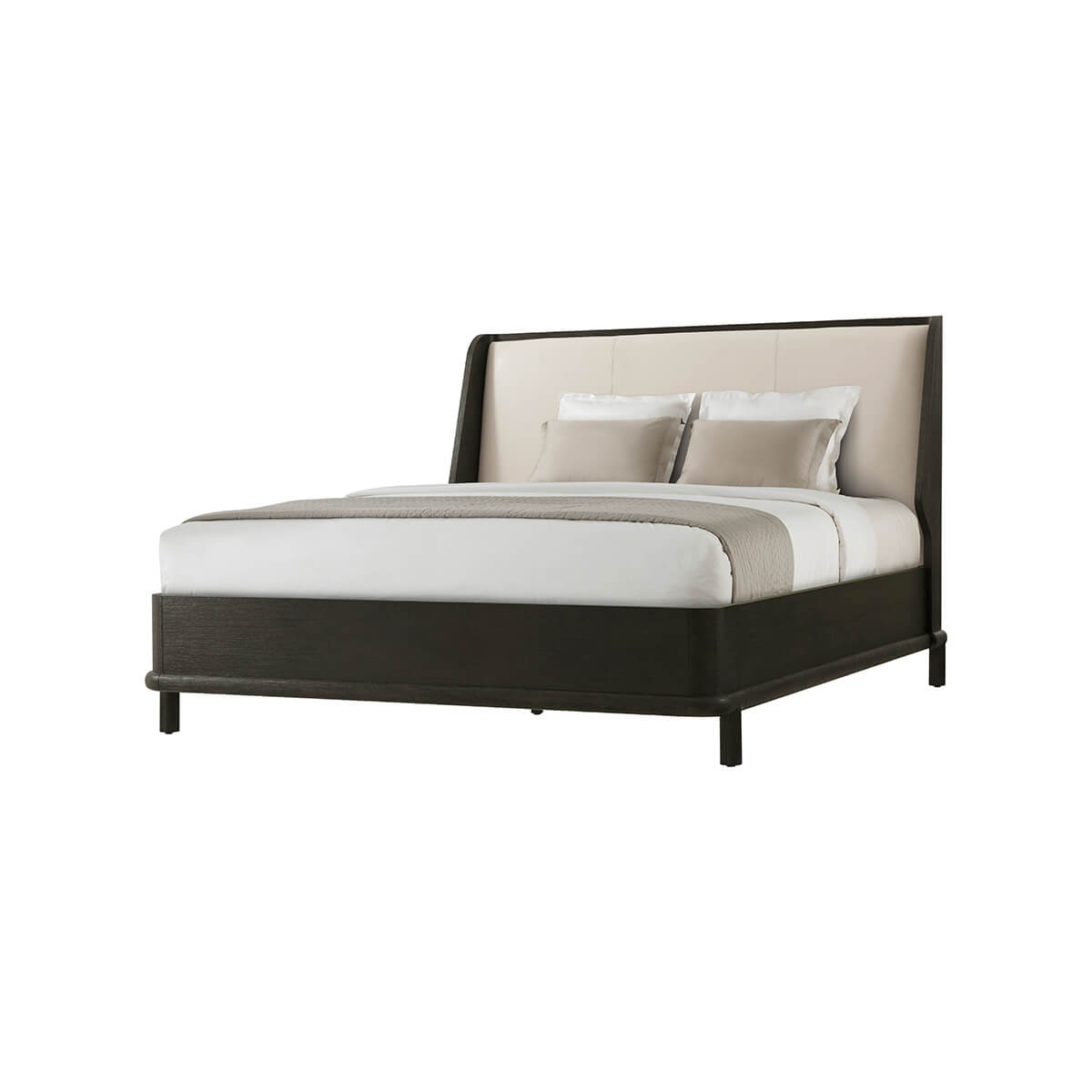 Modern Dark Oak Luxury Bed Frame California King - English Georgian America