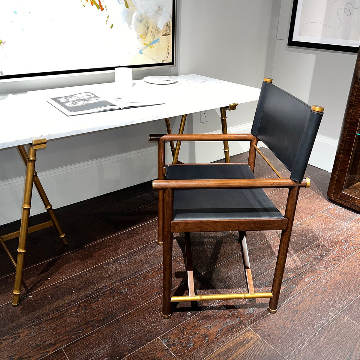 Modern Director&#39;s Desk Chair - English Georgian America