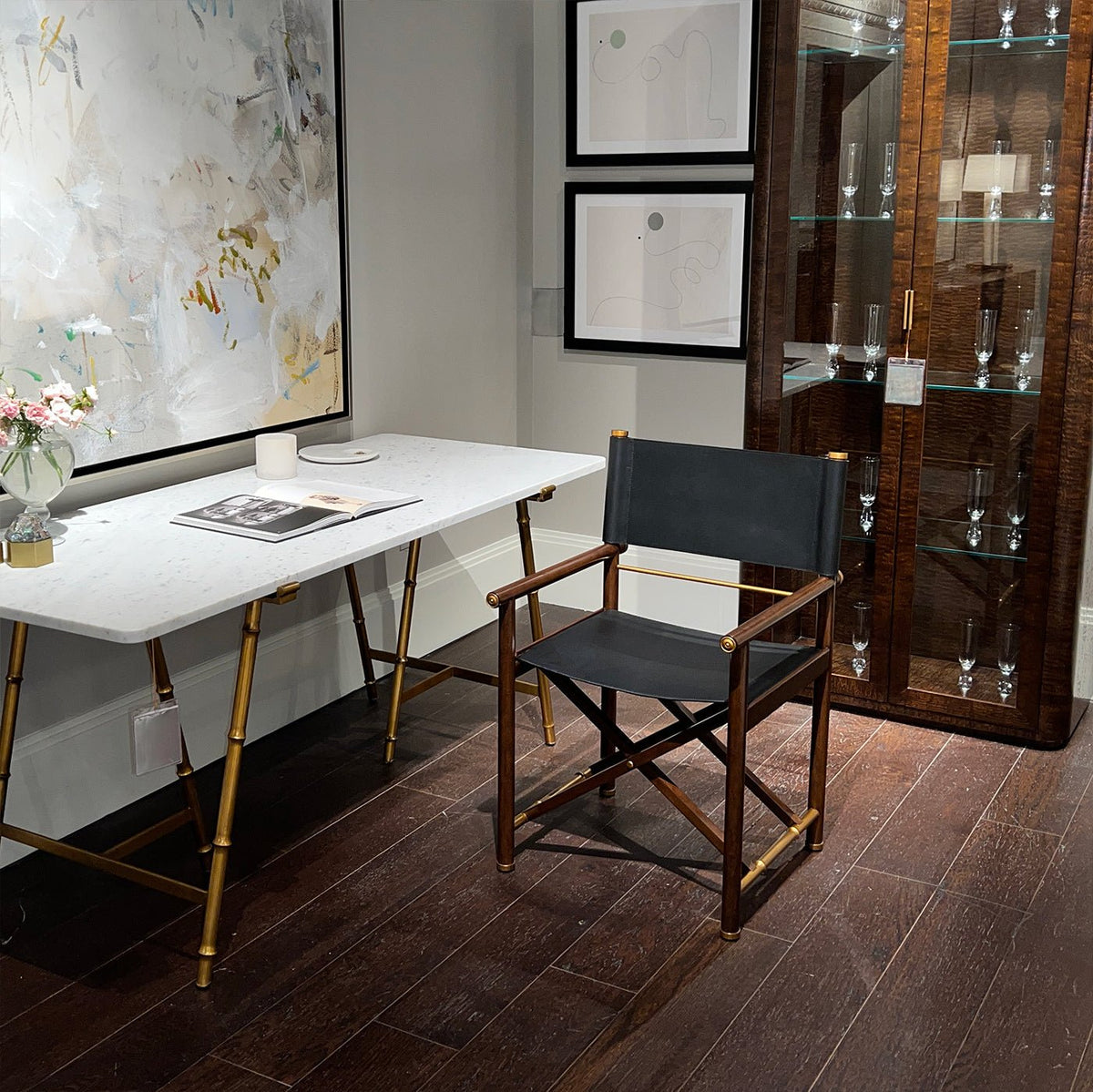 Modern Director&#39;s Desk Chair - English Georgian America