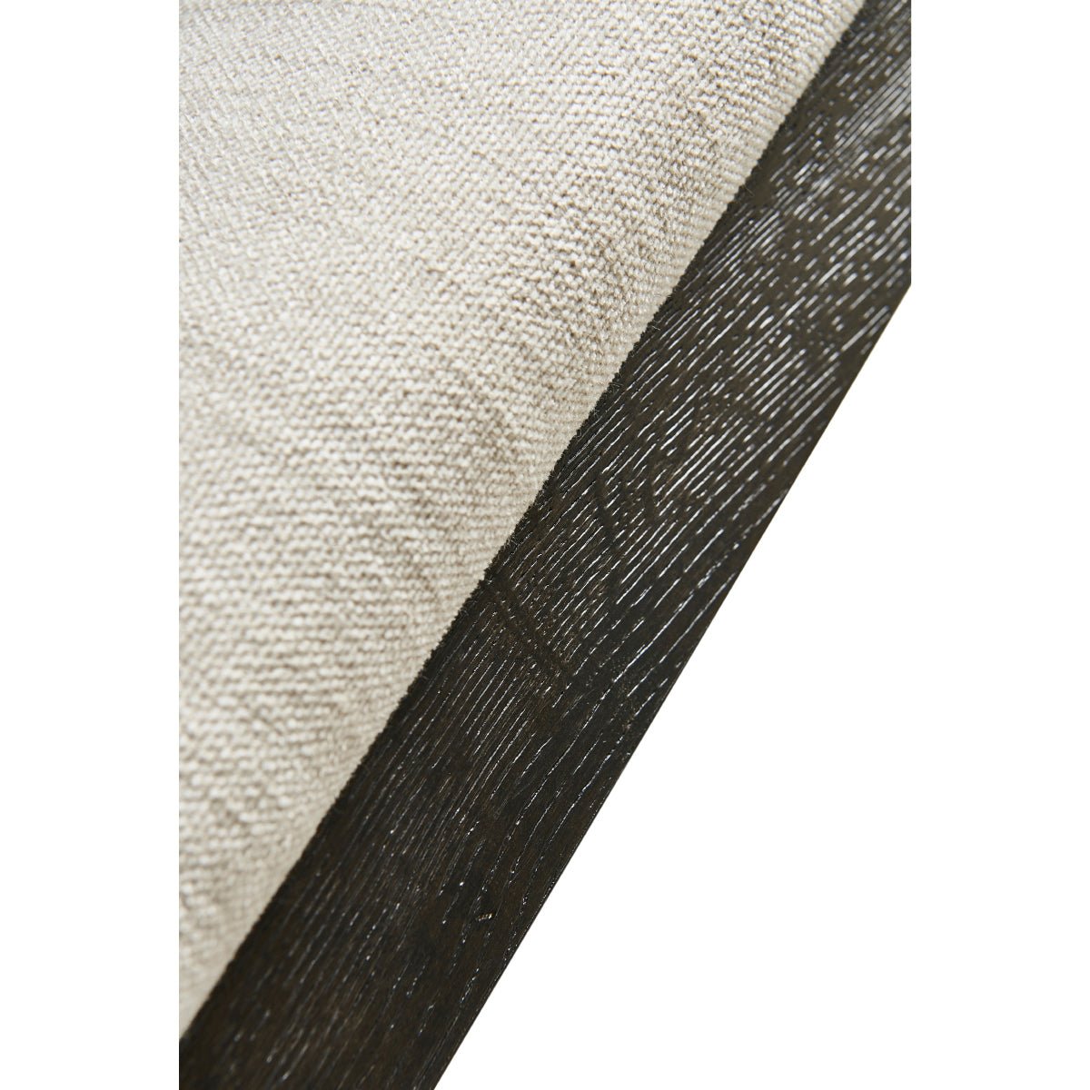 Modern English Upholstered Side Chair - Ebonized - English Georgian America