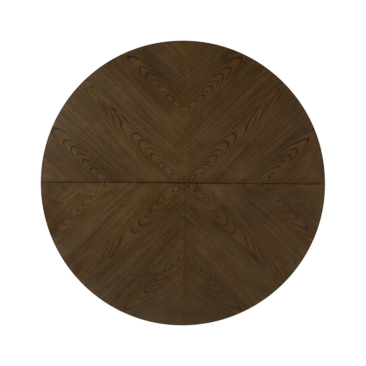 Modern Extending Dark Ash Dining Table - English Georgian America