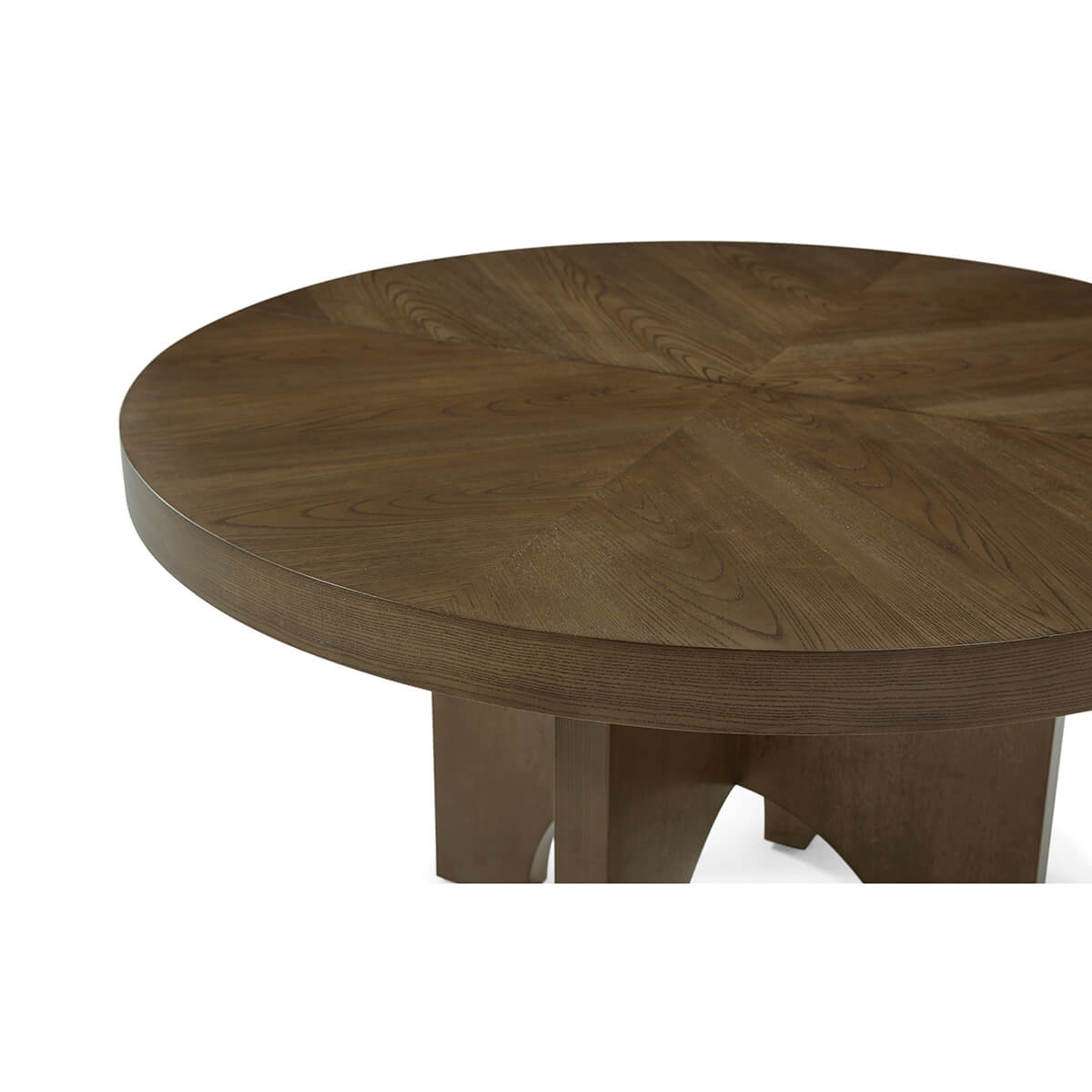 Modern Extending Dark Ash Dining Table - English Georgian America