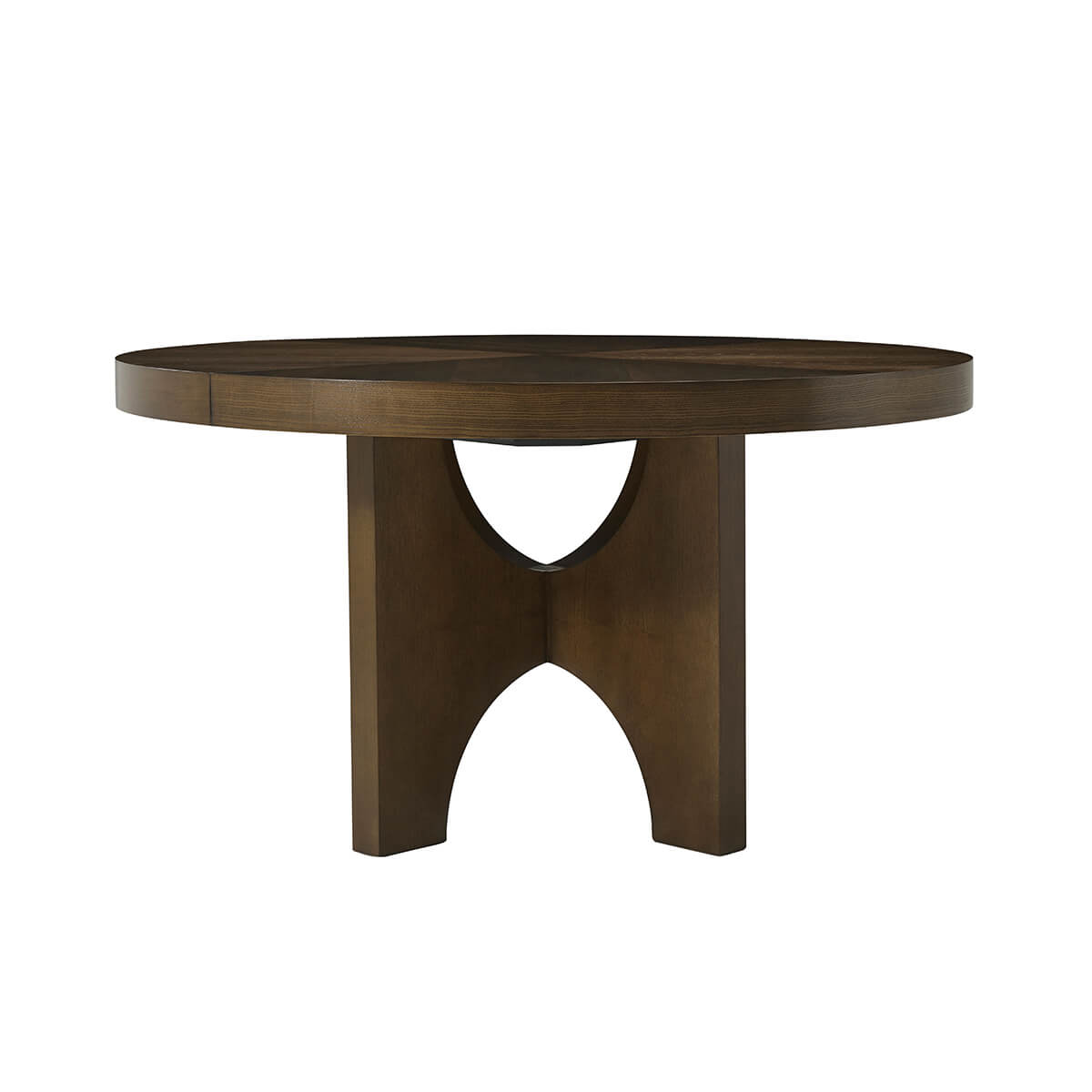 Modern Extending Dark Ash Dining Table - English Georgian America