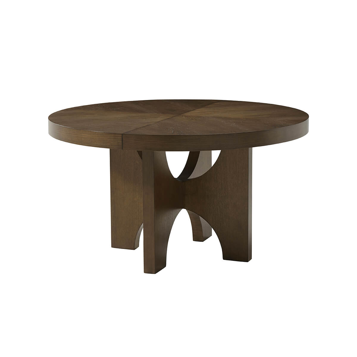 Modern Extending Dark Ash Dining Table - English Georgian America