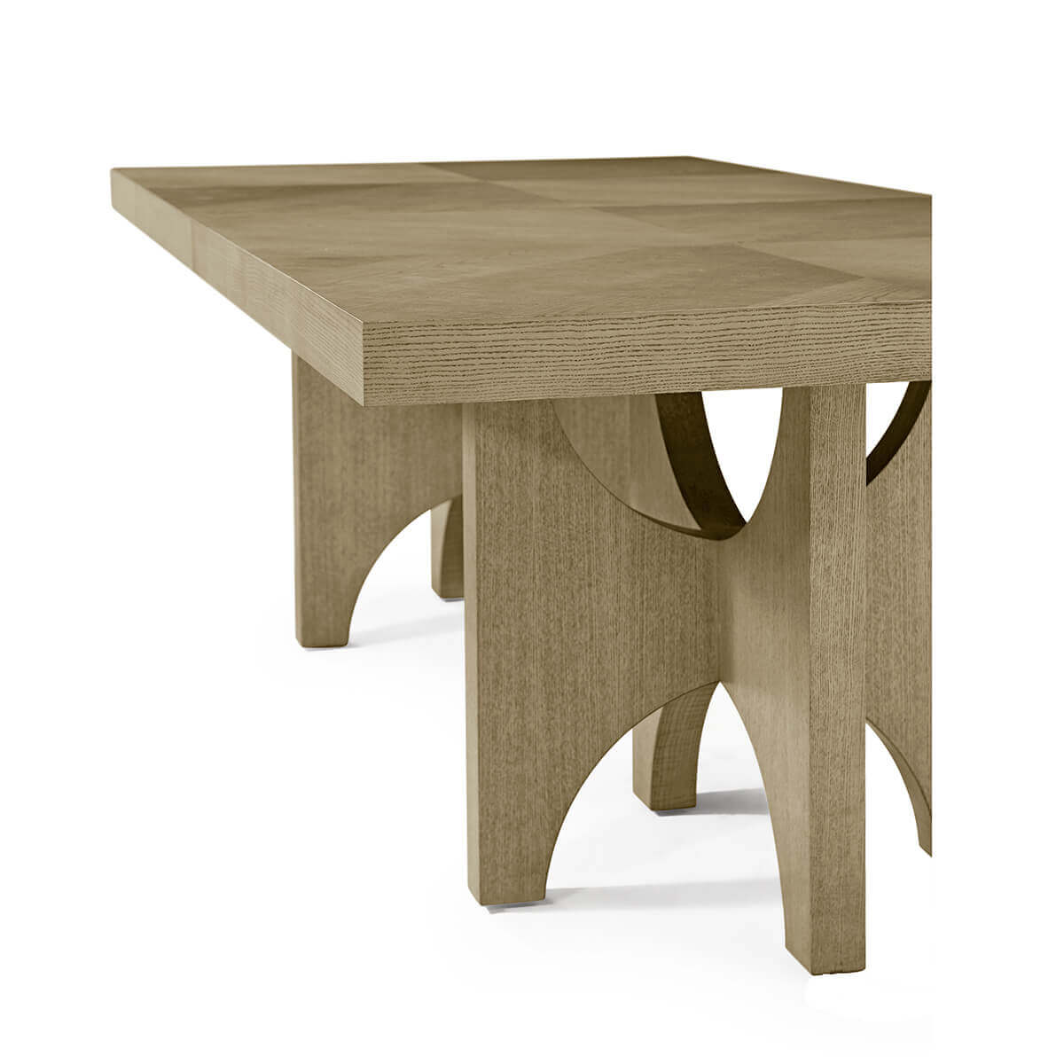 Modern Extending Light Ash Dining Table - English Georgian America
