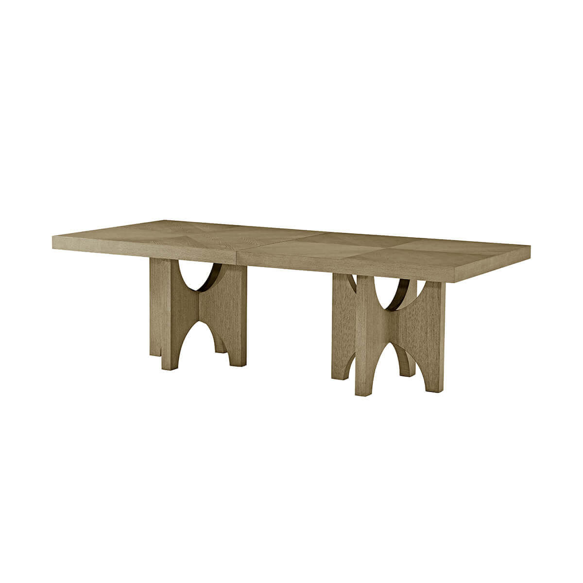 Modern Extending Light Ash Dining Table - English Georgian America