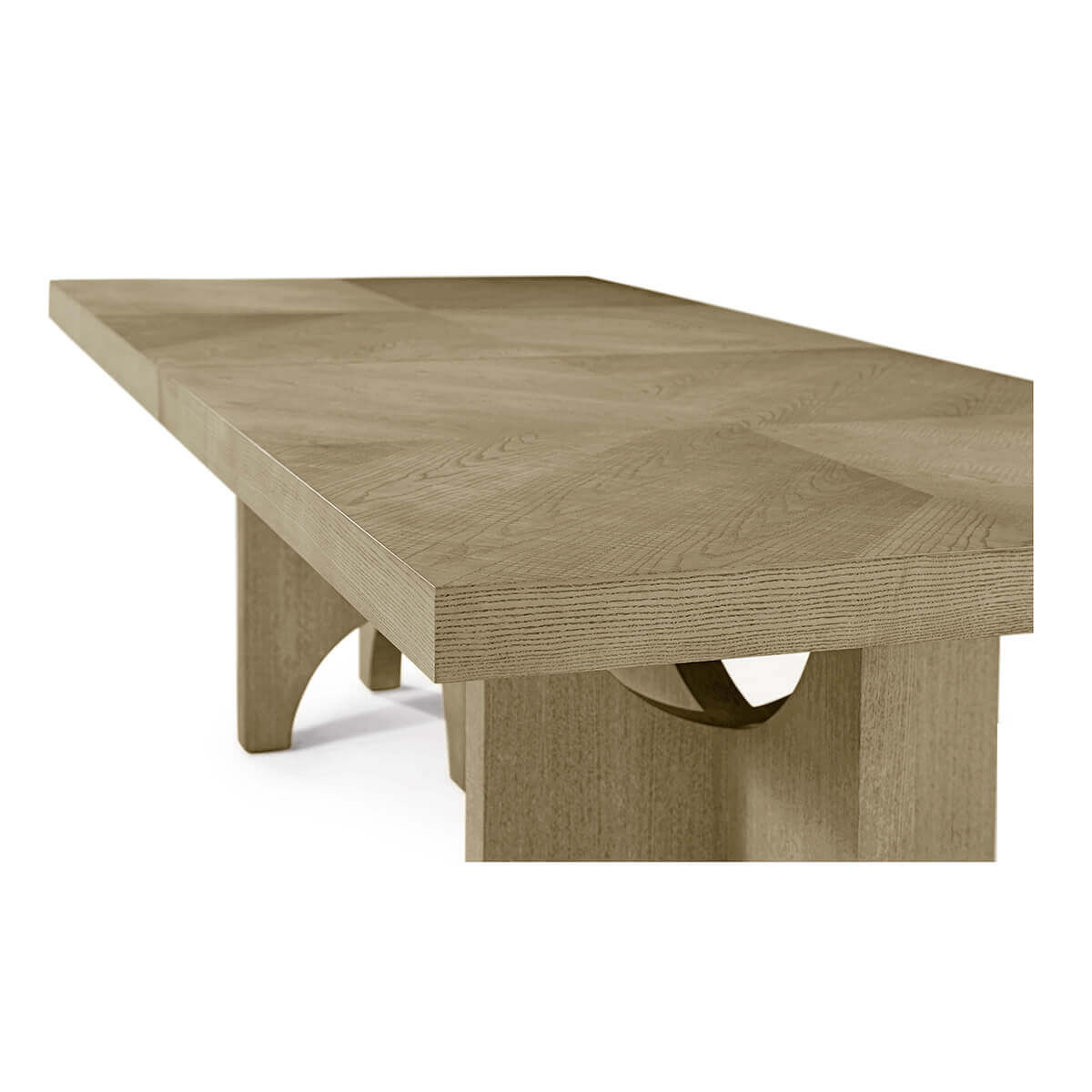 Modern Extending Light Ash Dining Table - English Georgian America