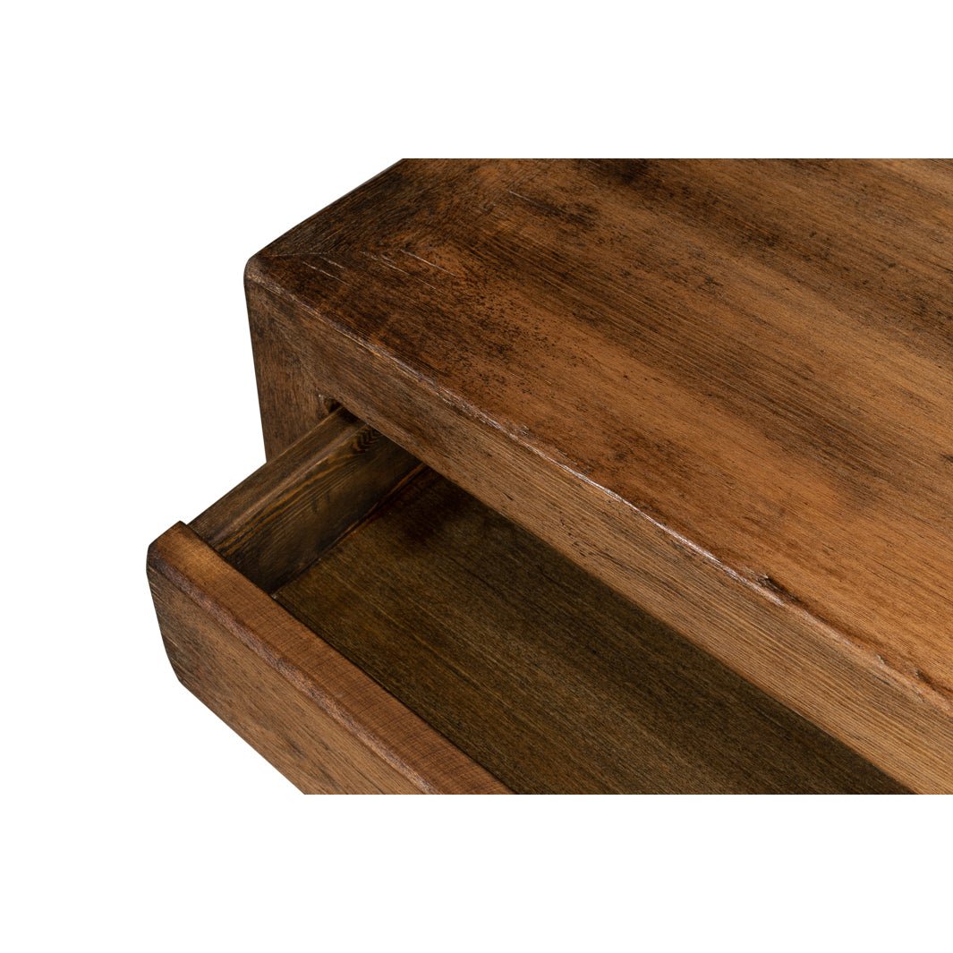 Modern Farmhouse Console Table - Walnut Finish - English Georgian America