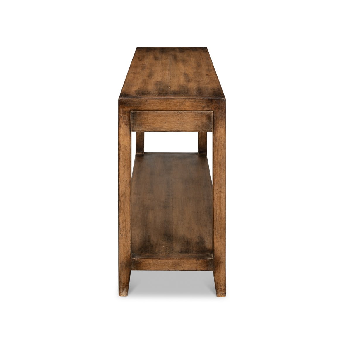 Modern Farmhouse Console Table - Walnut Finish - English Georgian America