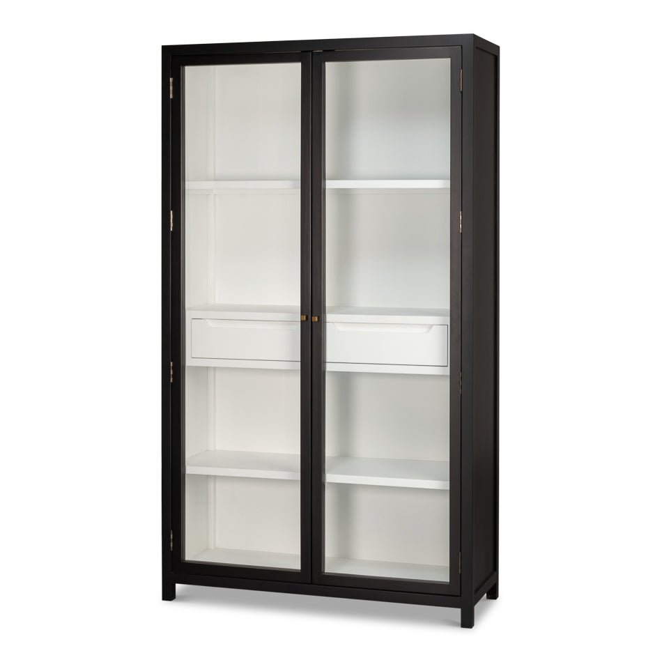 Modern Farmhouse Display Cabinet - English Georgian America