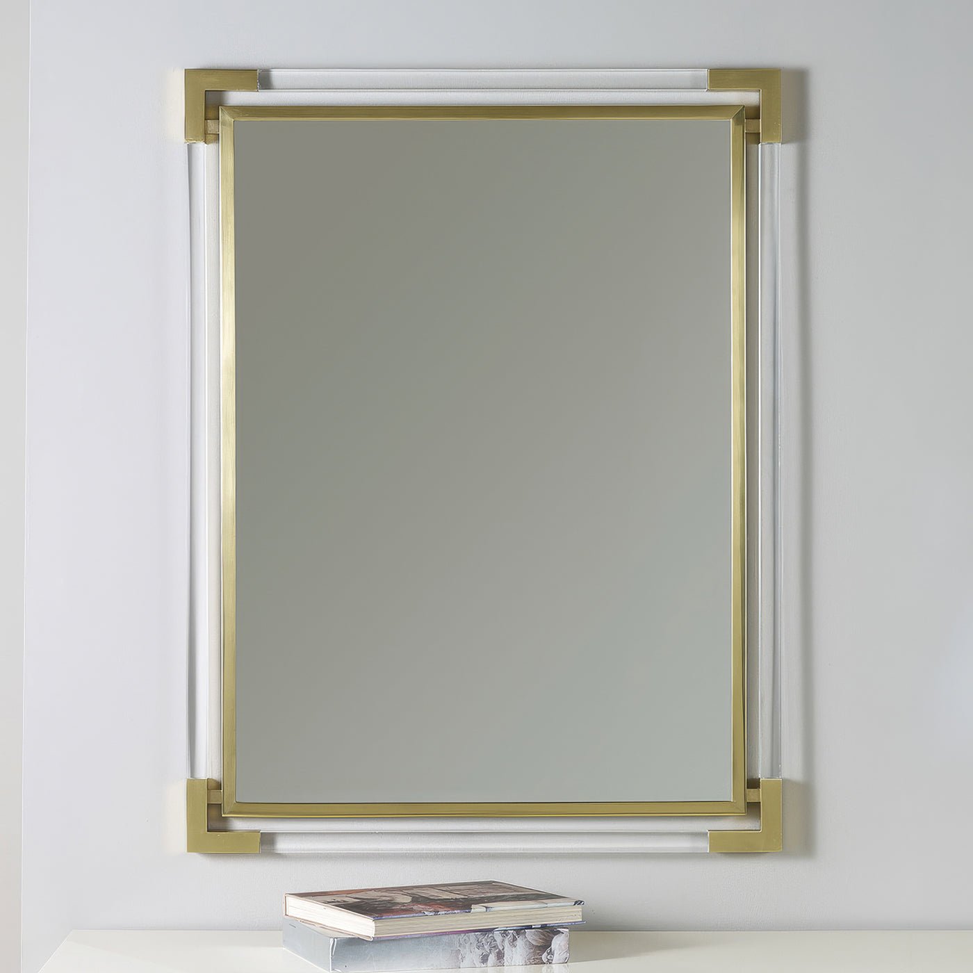 Modern Floating Wall Mirror - English Georgian America