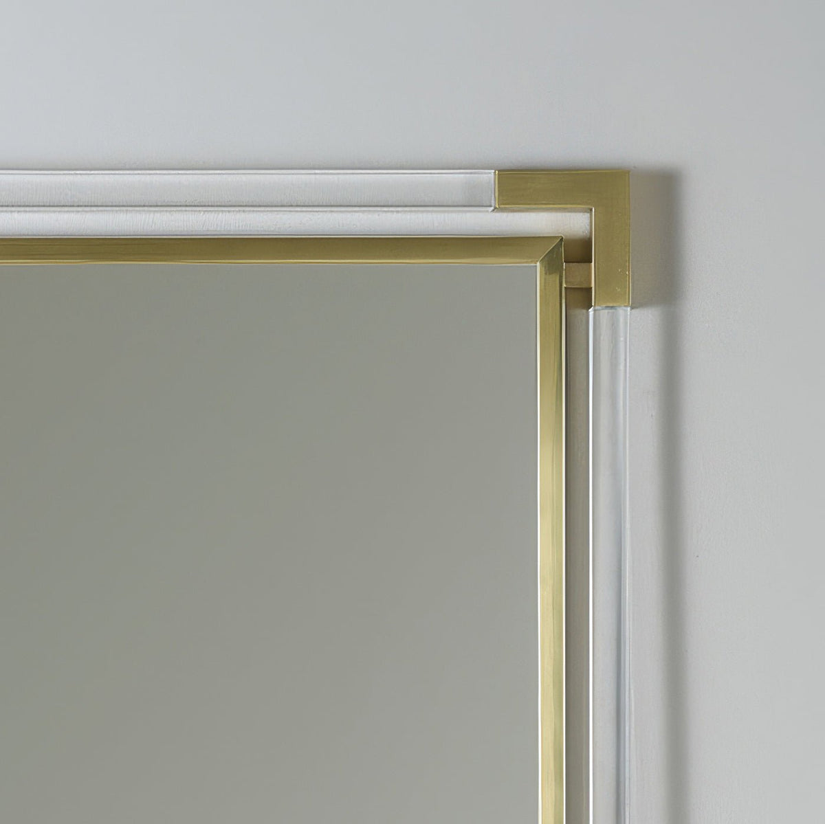 Modern Floating Wall Mirror - English Georgian America