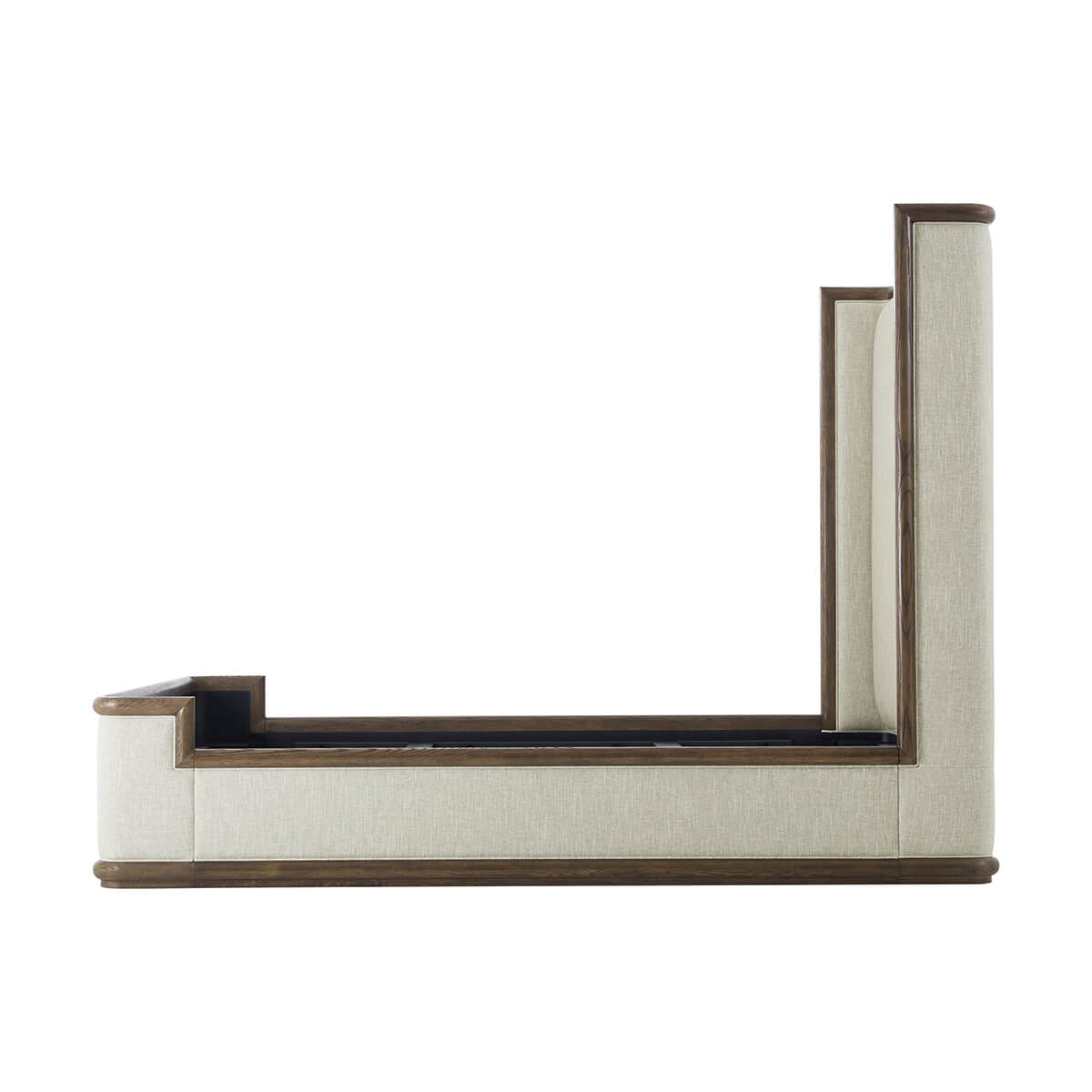 Modern Framed and Upholstered Bed - English Georgian America