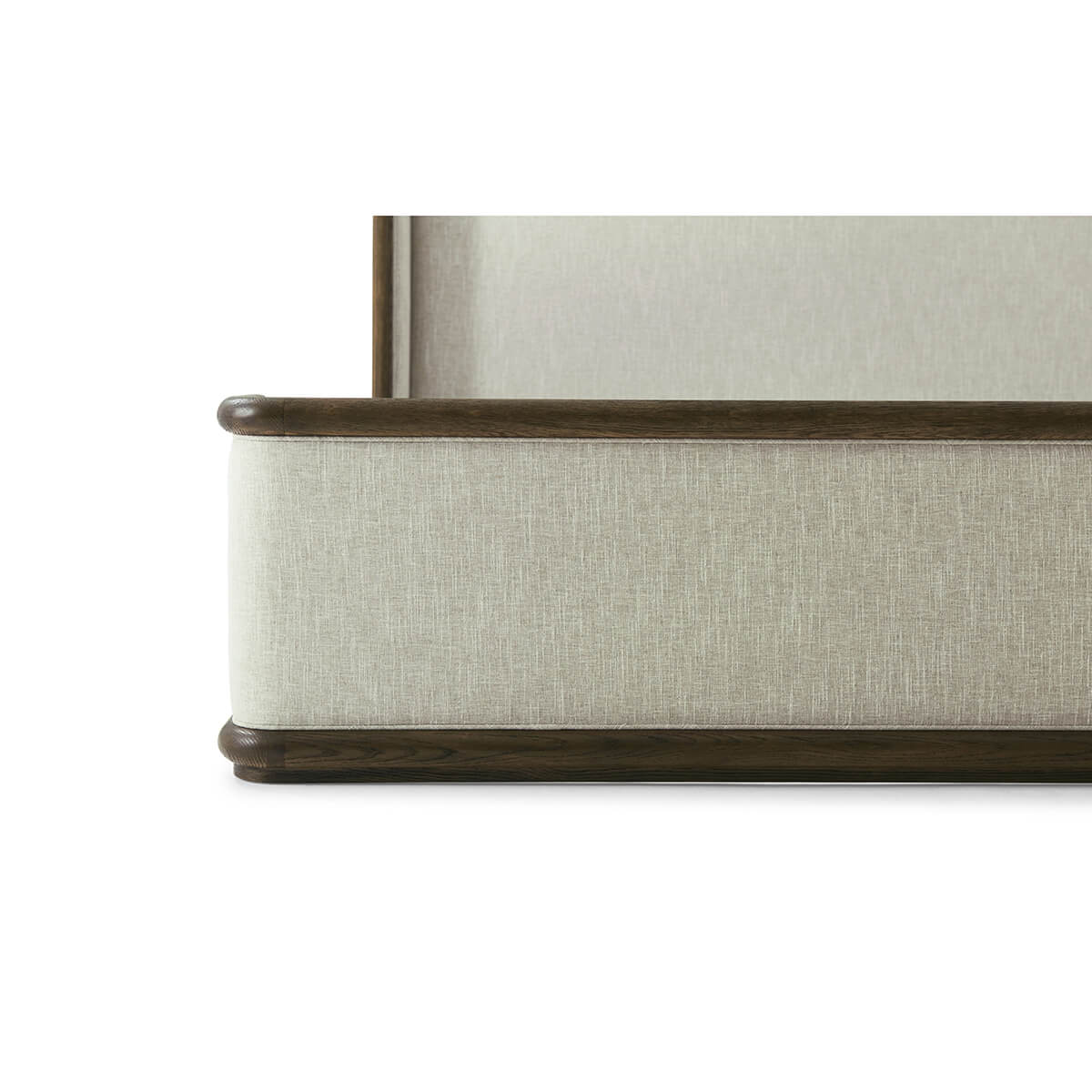 Modern Framed and Upholstered Bed - English Georgian America