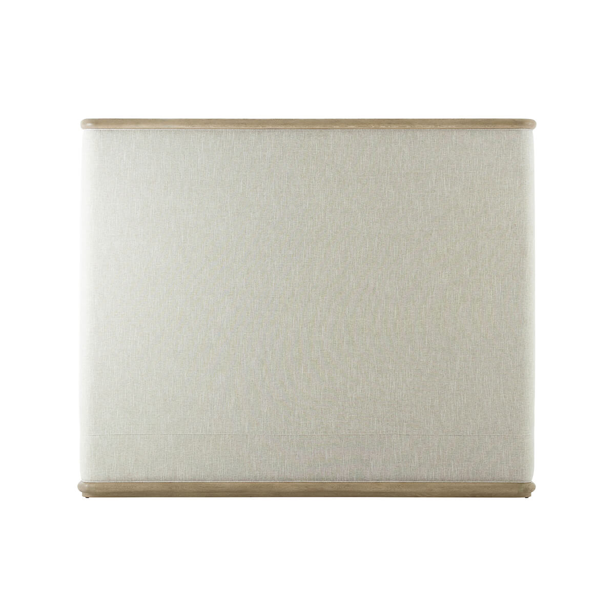 Modern Framed and Upholstered Bed - Light Oak - English Georgian America